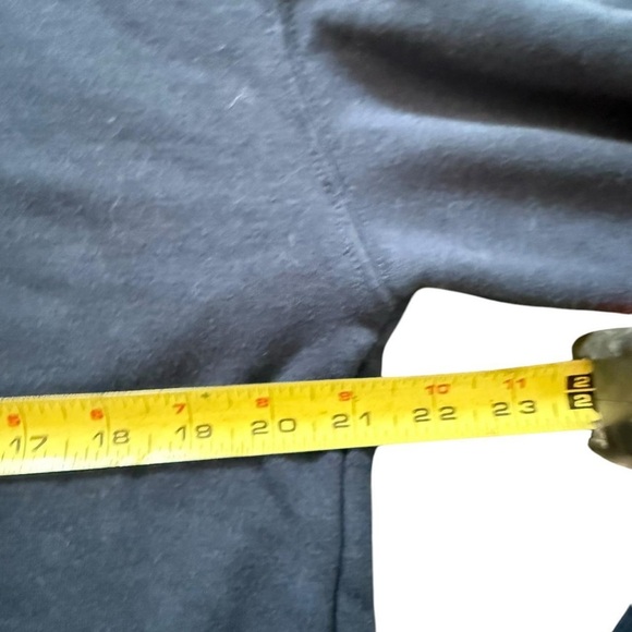 Disney Stitch Navy Blue Cropped Sweater with Hood - Picture 4 of 5